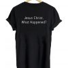 jesus christ T shirt back