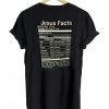 jesus facts T shirt back