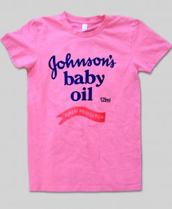 johnson baby oil T shirt