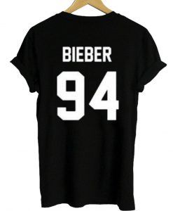 justin beiber 94 tshirt back