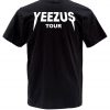 kaos yeezus tour back T shirt