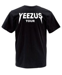 kaos yeezus tour back T shirt
