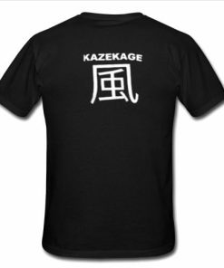 kazekage tshirt back