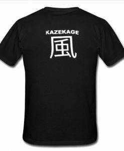 kazekage tshirt back