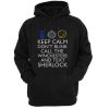 keep calm don't blink Hoodie
