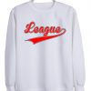 league sweatshirt