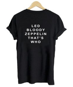led bloody tshirt back
