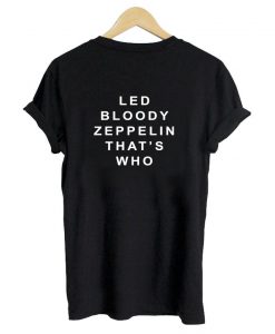 led bloody tshirt back