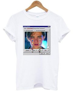 leonardo crying windows tshirt