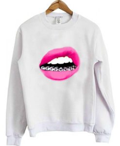 lip pink sweatshirt