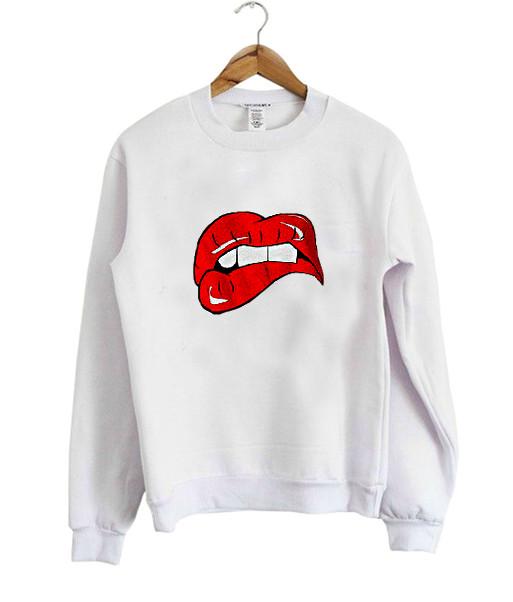 lips sweatshirt - Kendrablanca
