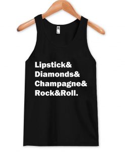 lipstick & Diamonds Tank Top