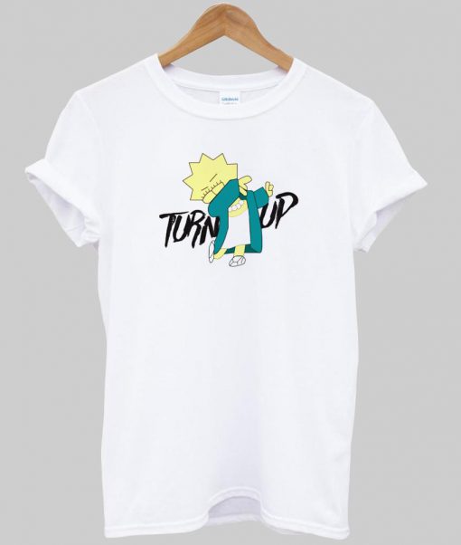 lisa simpson turn up tshirt