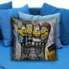 litle minions as 5 sos Pillow case