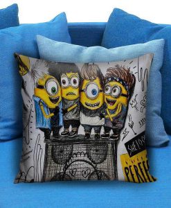 litle minions as 5 sos Pillow case