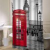 london big ben pattern shower curtain customized design for home decor