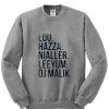 lou hazza. sweatshirt