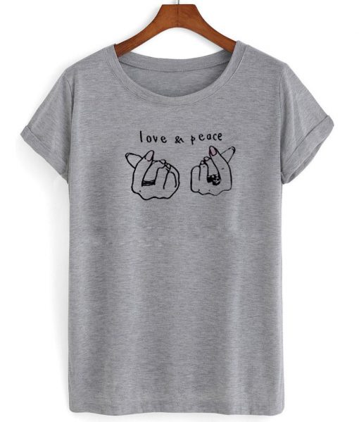 love & peace tshirt