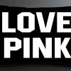 love pink pillow case