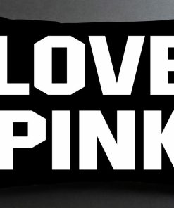 love pink pillow case