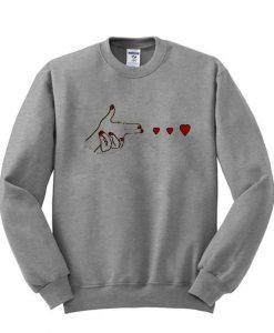 love you sweatshirt