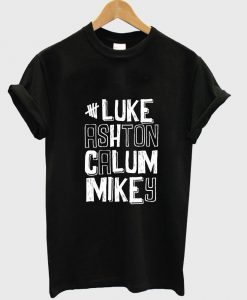 # luke anshton calum mikey T shirt