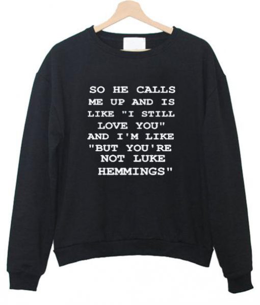 luke hemmings sweatshirt