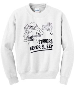 made gold sinners never sleep sweatshirt