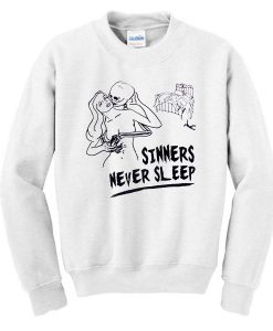 made gold sinners never sleep sweatshirt