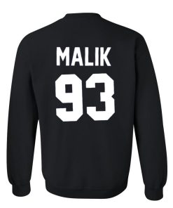 malik 93 sweatshirt back