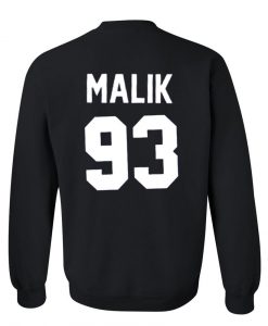 malik 93 sweatshirt back