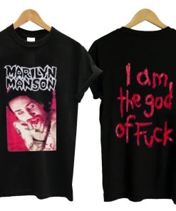 marilyn manson twoside shirt