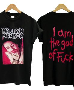 marilyn manson twoside shirt