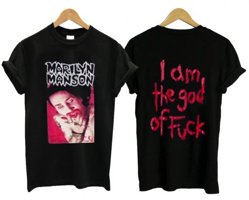 marilyn manson twoside shirt