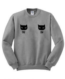 me ow sweatshirt