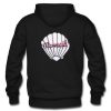 mermaid hoodie black