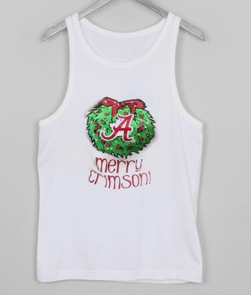 merry crimson tank top