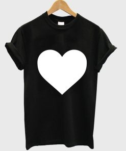 metal heart T shirt