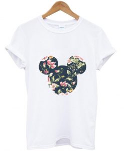 mickey floral tshirt