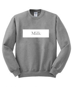 milk sweatshirt