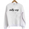 milky way sweatshirt
