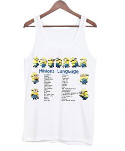 minion language tanktop