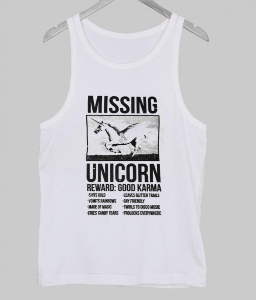 missing unicorn  Tank Top