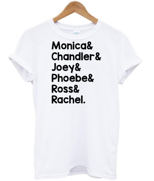 monica& chandler tshirt