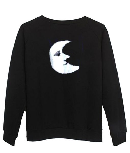 moon sweatshirt back