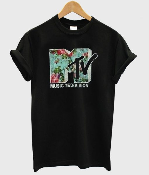 mtv flower T shirt