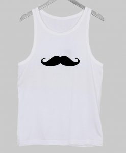 mustache  tanktop