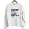 my taste in music sweatshirt