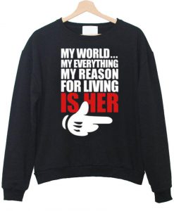 my world everithing couple1 sweatshirt