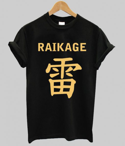 naruto raikage shirt